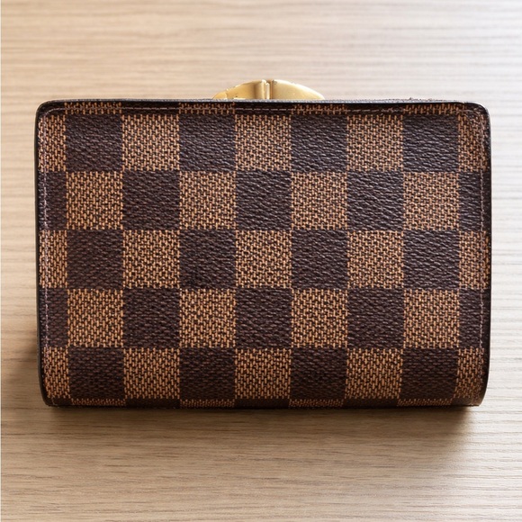 Louis Vuitton Handbags - LOUIS VUITTON DAMIER EBENE KISS LOCK WALLET​​​​​​​​